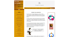 Desktop Screenshot of migrantedelsur.pieb.org